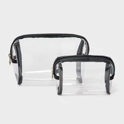 Cosmetic Pouch 2pc Set - Universal Thread™ Clear