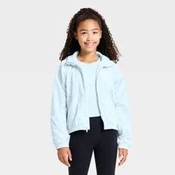 Girls' Piped Windbreaker Jacket - All In Motion™ Blue L