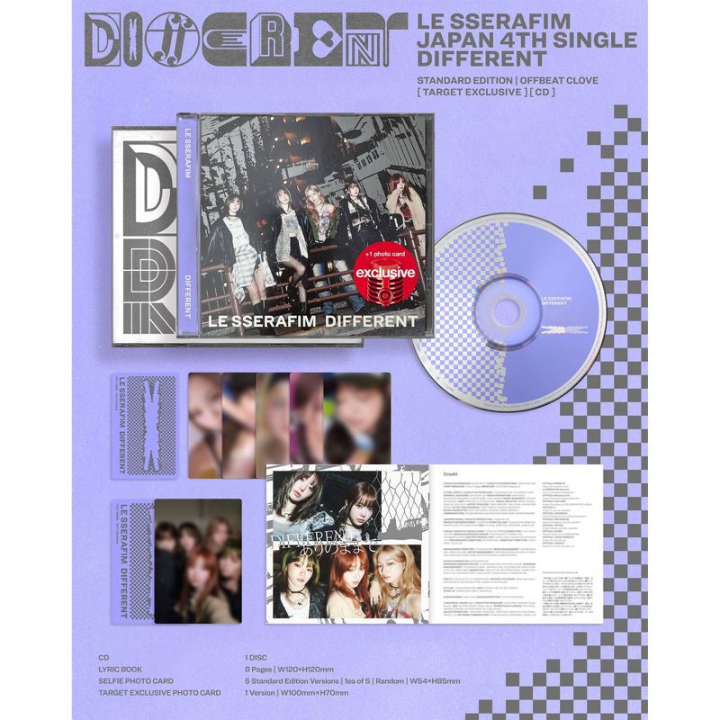 slide 2 of 2, Universal Music Group LE SSERAFIM - DIFFERENT (Target Exclusive, CD), 1 ct