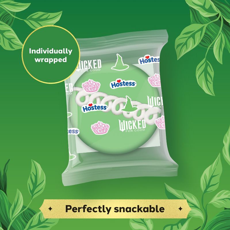 slide 2 of 7, Hostess Wicked For Good Chocolate Snack Cupcakes with Wickedly Wonderful Green Frosting - 12.7oz/8ct, 8 ct; 12.7 oz