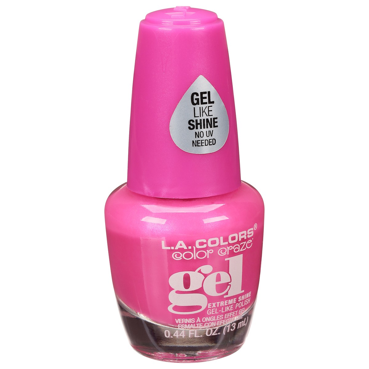 slide 4 of 10, L.A. Colors Color Craze CNP762 Spontaneous Gel Extreme Shine Nail Polish 0.44 fl oz, 0.44 fl oz