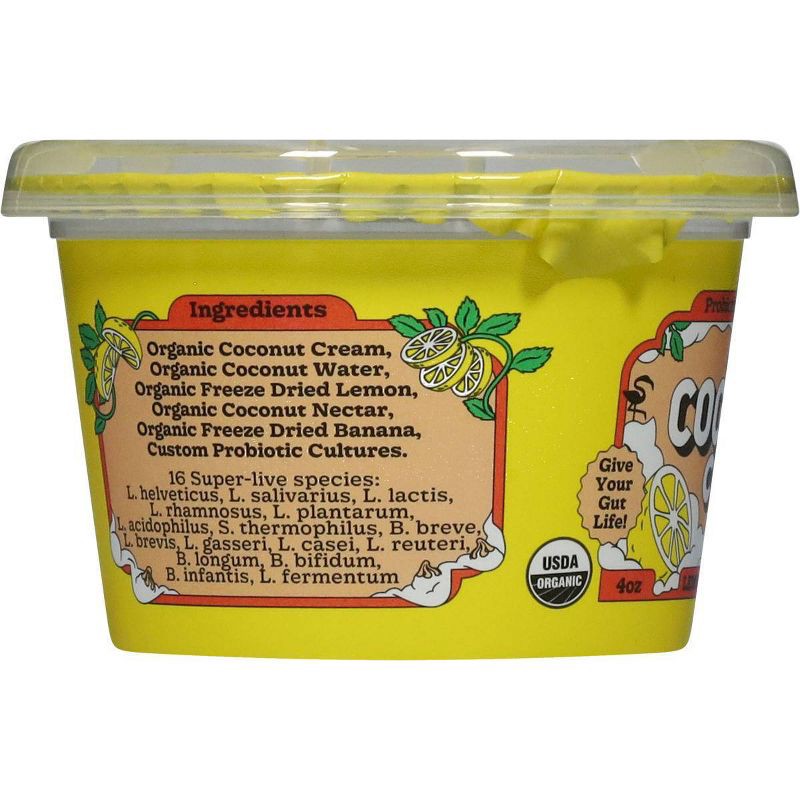 slide 2 of 3, The Coconut Cult Organic Lemon Meringue Coconut Yogurt - 4oz, 4 oz