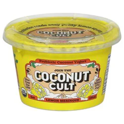 The Coconut Cult Organic Lemon Meringue Coconut Yogurt - 4oz