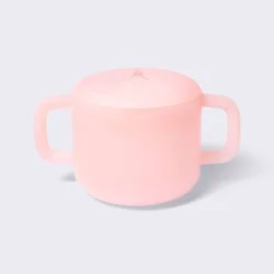 Silicone Snack Cup with Removable Lid - Pink - Cloud Island™