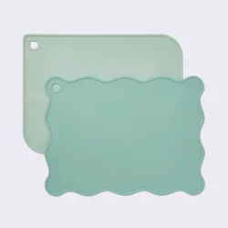 Silicone Placemats - 2pk - Green - Cloud Island™