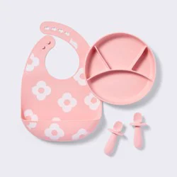 Mealtime Giftset - 4pc - Pink - Cloud Island™