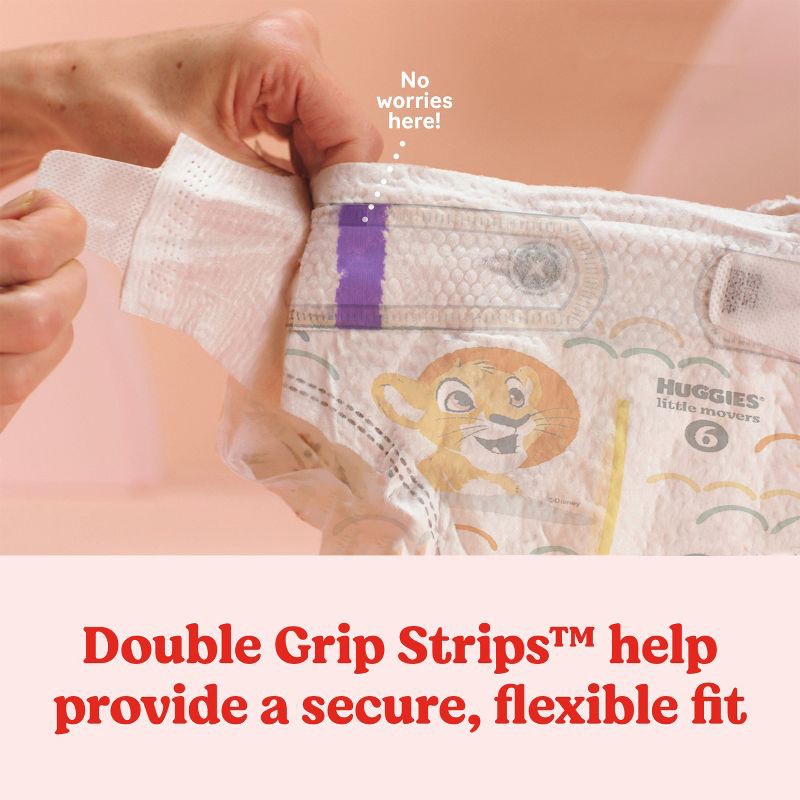 slide 9 of 12, Huggies Little Movers Diapers - Size 3 - 25ct, 3 x 25 ct