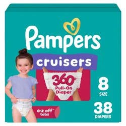 Pampers Cruisers 360 Diapers Super Pack - Size 8 - 38ct
