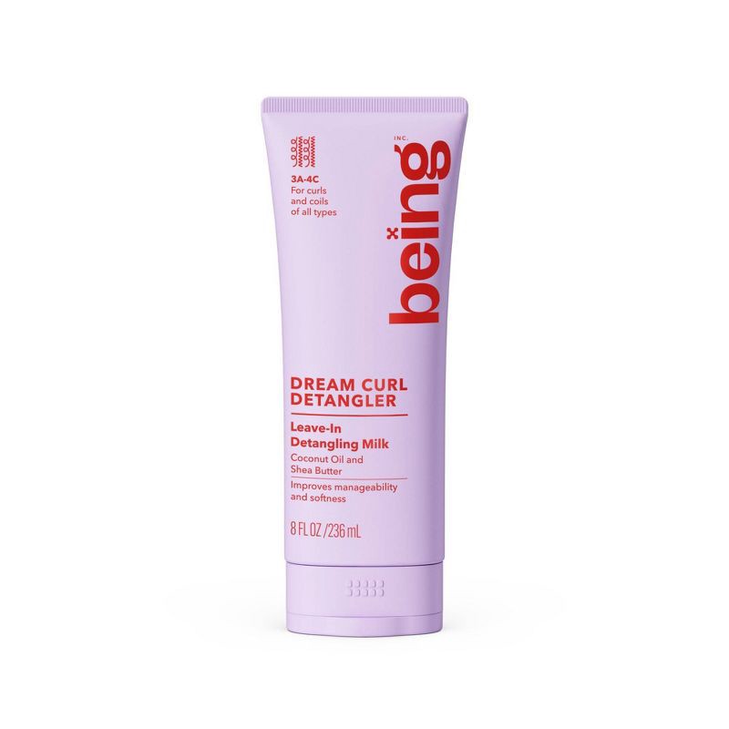slide 1 of 10, being Dream Curl Leave-In Detangling Milk - 8oz: Curl Enhancing, Cream Form, Curly Hair, 8 oz
