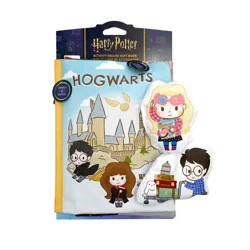 Harry Potter Hogwarts Deluxe Soft Book Wizards in Training with Removable Characters - 3pc: Reading, Fine Motor Skills, Lift-up Flaps, Squeaks