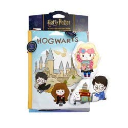 Harry Potter Hogwarts Deluxe Soft Book Wizards in Training with Removable Characters - 3pc: Reading, Fine Motor Skills, Lift-up Flaps, Squeaks