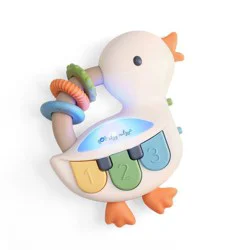 Itzy Ritzy Bitzy Tunes Light Up Interactive Piano Toy - Goose