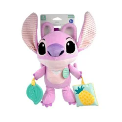 Disney Baby Angel from Stitch Activity Plush: Emotional Development, Sensory & Fine Motor Skills, Rattles
