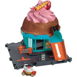 Hot Wheels City Ice Cream Shop Toy Vehicle Playsets