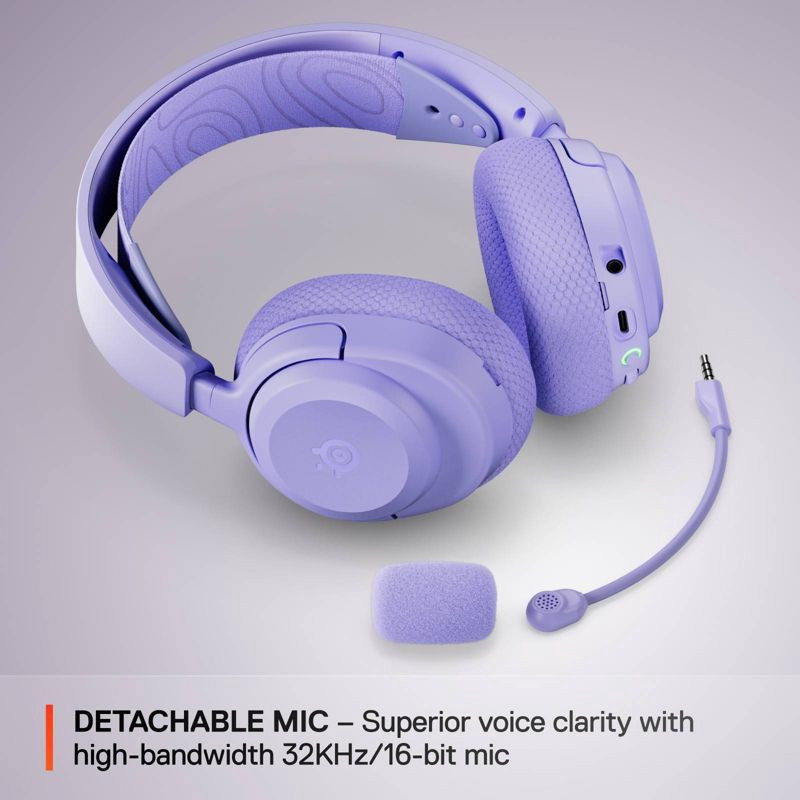 slide 2 of 10, SteelSeries Arctis Nova 3XW Headset - Lavender, 1 ct