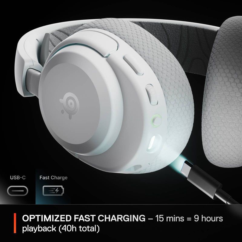 slide 4 of 9, SteelSeries Arctis Nova 3XW Headset - White, 1 ct