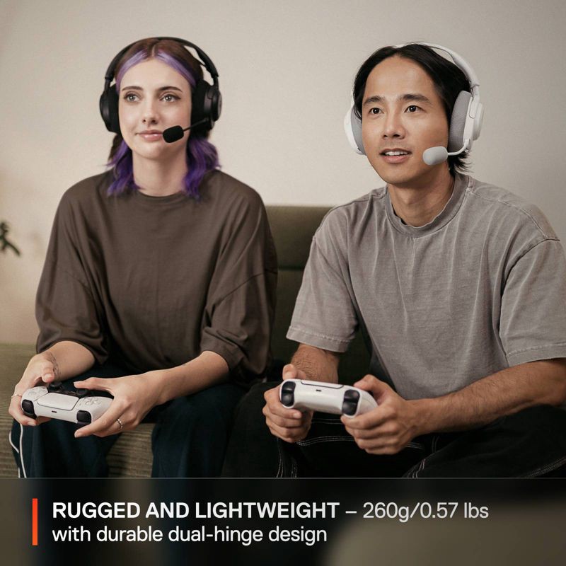 slide 5 of 9, SteelSeries Arctis Nova 3XW Headset - White, 1 ct