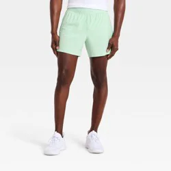 Men's Run Shorts 5" - All In Motion™ Light Mint Green M