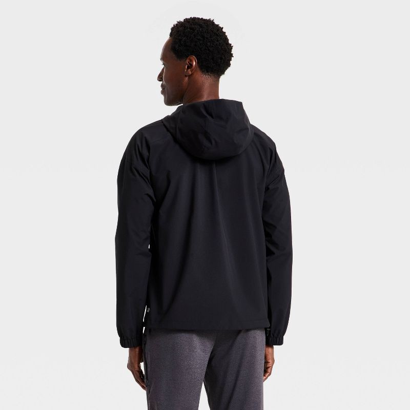 slide 2 of 3, Men's Waterproof Jacket - All In Motion™ Black S, 1 ct