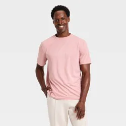 Men's Comfy Training T-Shirt - All In Motion™ Heathered Pink M