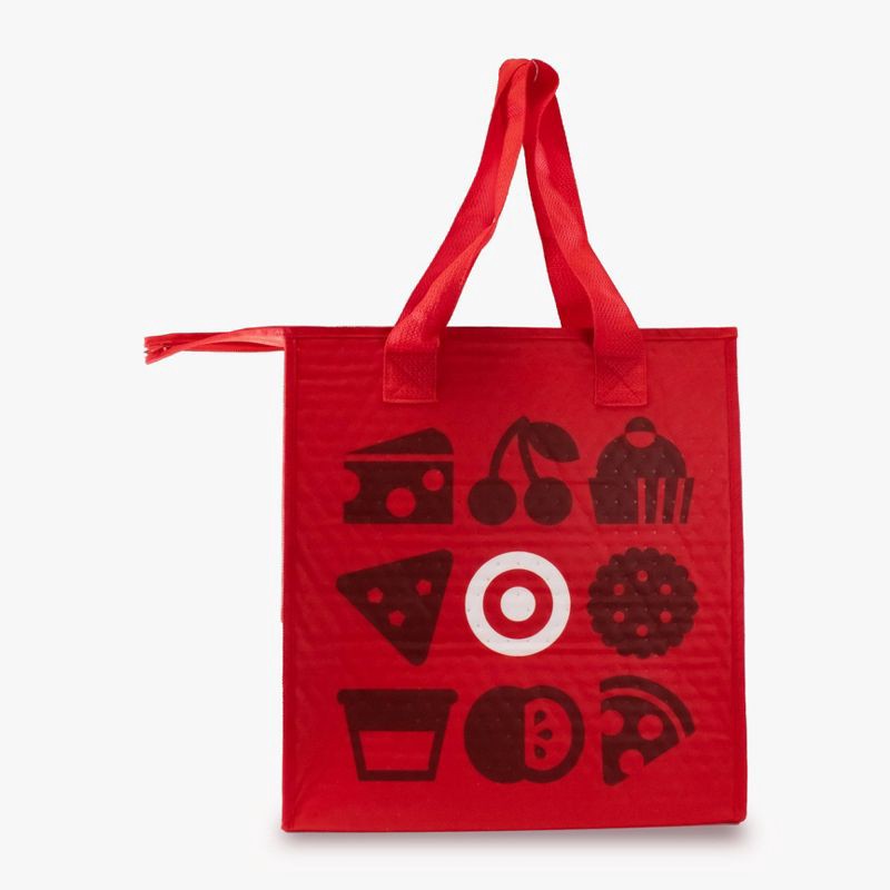 slide 4 of 4, Insulated Bag Red, 1 ct