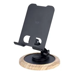 IJoy Metal and Light Wood Phone Holder