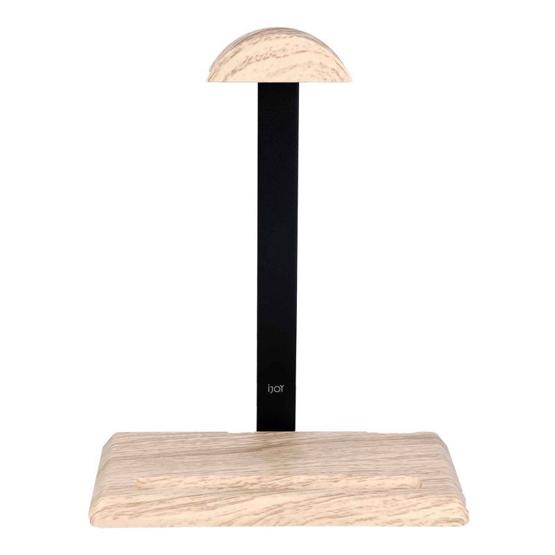 slide 2 of 6, IJoy Faux Wood Headphone Stand, 1 ct