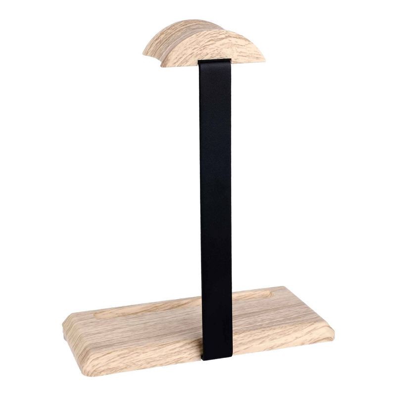 slide 3 of 6, IJoy Faux Wood Headphone Stand, 1 ct