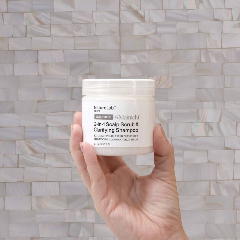 slide 2 of 12, NATURELAB. TOKYO Mainichi 2 in 1 Scalp Scrub and Clarifying Shampoo, 1 ct