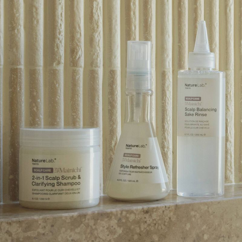 slide 9 of 12, NATURELAB. TOKYO Mainichi 2 in 1 Scalp Scrub and Clarifying Shampoo, 1 ct