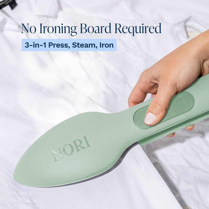slide 2 of 8, Nori Press Handheld Steam Iron Green, 1 ct