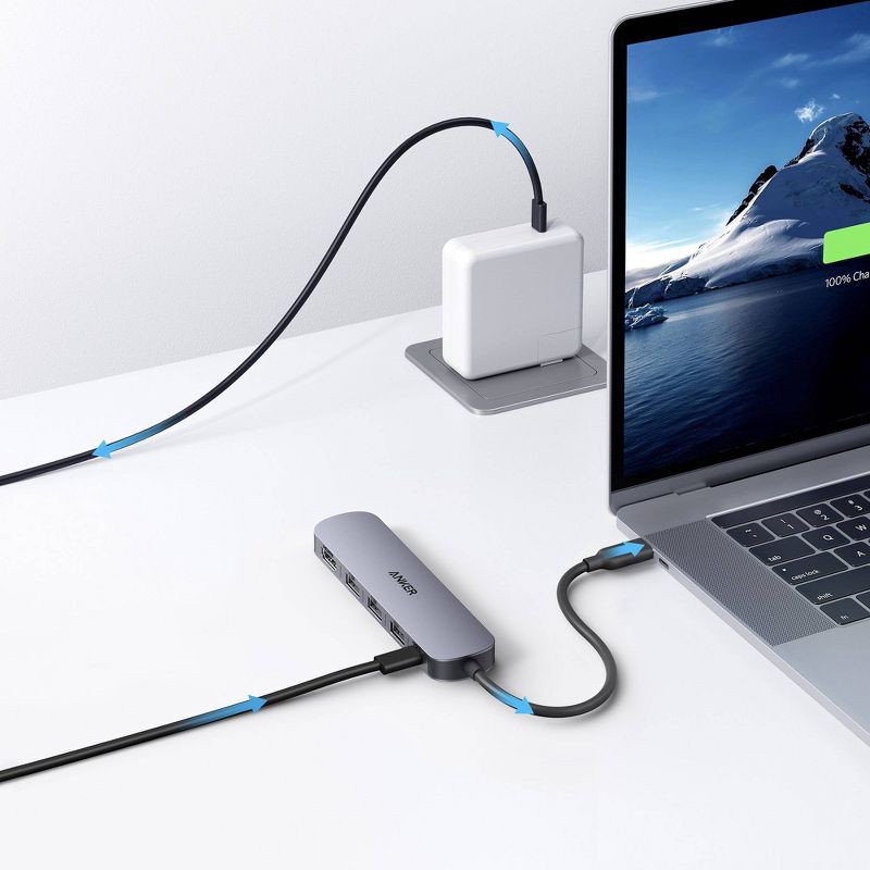 slide 3 of 6, Anker 5 in 1 Hub with HDMI Docking Station, 1 ct