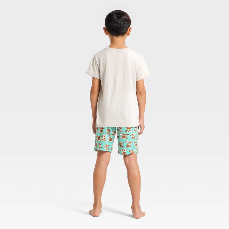 slide 4 of 4, Boys' 3pc Dog Short Sleeve Pajama Set - Cat & Jack™ Beige/Brown M, 3 ct
