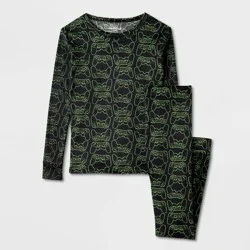 Kids' 2pc Gamer Snuggly Soft Pajama Set - Cat & Jack™ Black 6