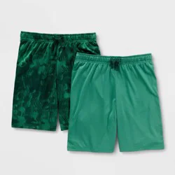 Boys' 2pk Pajama Shorts - Cat & Jack™ Green XS