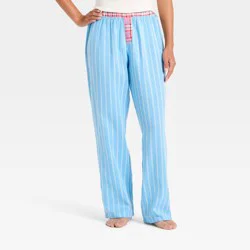 Girls' Striped Pajama Pants - art class™ Blue XL