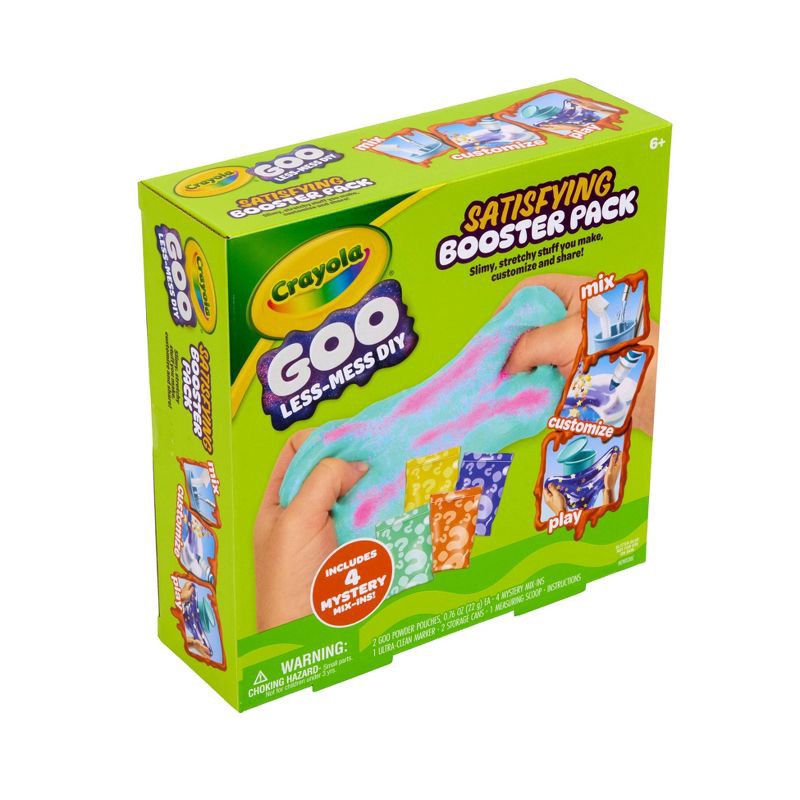 slide 3 of 5, Crayola 14pc Goo Satisfying Booster Bundle Slimes and Putties, 14 ct