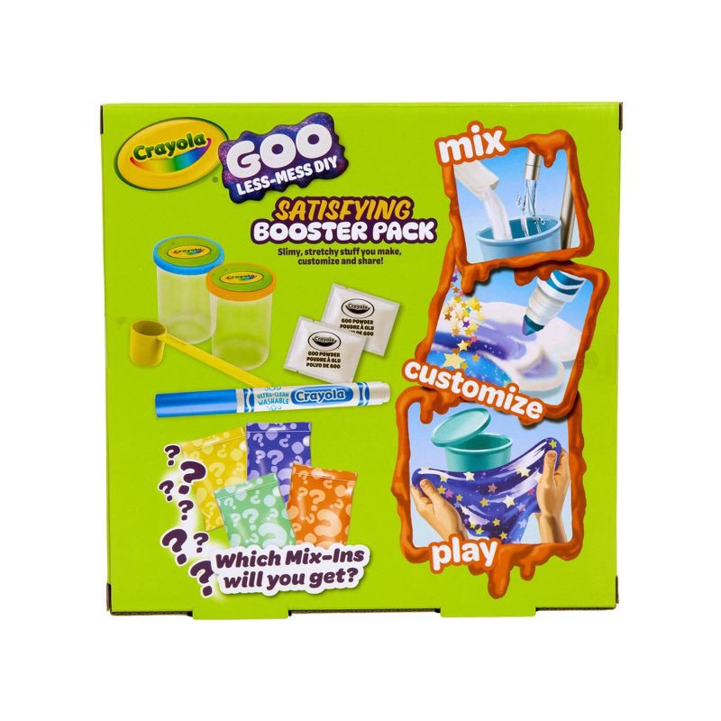 slide 4 of 5, Crayola 14pc Goo Satisfying Booster Bundle Slimes and Putties, 14 ct