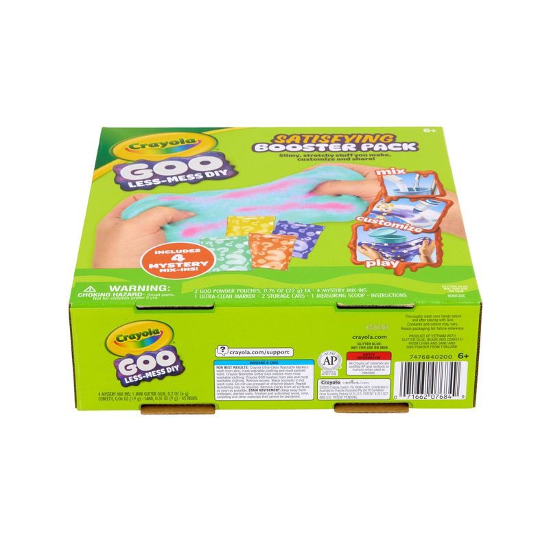 slide 5 of 5, Crayola 14pc Goo Satisfying Booster Bundle Slimes and Putties, 14 ct