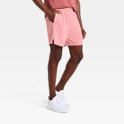 Men's Active Light Unlined Run Shorts 7" - All In Motion™ Rose Pink M