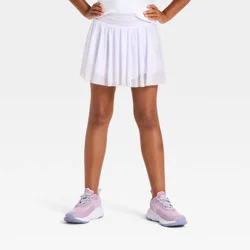 Girls' Mesh Pleated Skort - All In Motion™ Lilac Purple XL