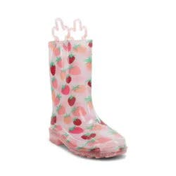 Western Chief Toddler Strawberry Bliss Rain Boots - Pink 9T