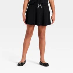 Girls' Knit Skort - Cat & Jack™ Black L