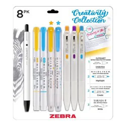 Zebra 8ct Creativity Collection Markers