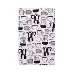Geometry Kitchen Tea Towel Brewed