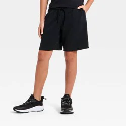Boys' ' At the Knee' French Terry Shorts - All In Motion™ Black S