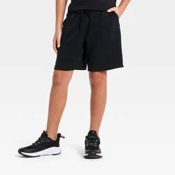 Boys' ' At the Knee' French Terry Shorts - All In Motion™ Black XL