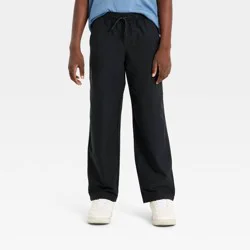 Boys' Straight Leg Pull-On Pants - All In Motion™ Black S