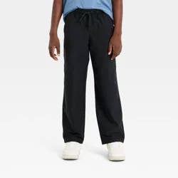 Boys' Straight Leg Pull-On Pants - All In Motion™ Black M