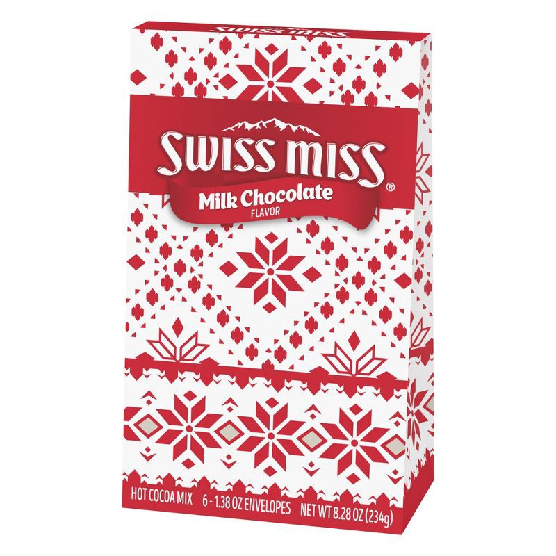 slide 2 of 5, Swiss Miss Milk Chocolate Flavor Hot Cocoa Mix - 8.28oz/6ct, 8.28 oz, 6 ct